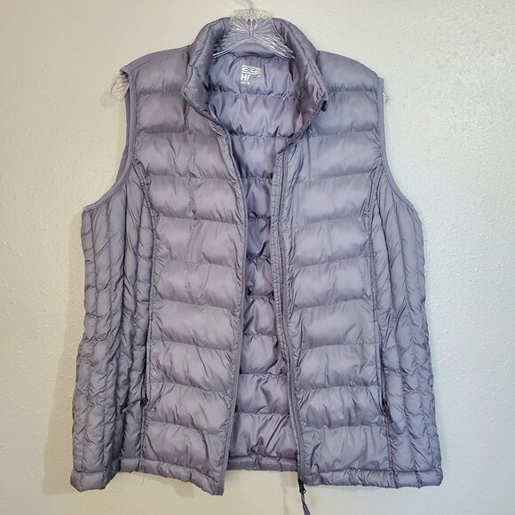 32 Degrees Heat Packable Grey Vest Silver Lightweight Size XL - Picture 4 of 13